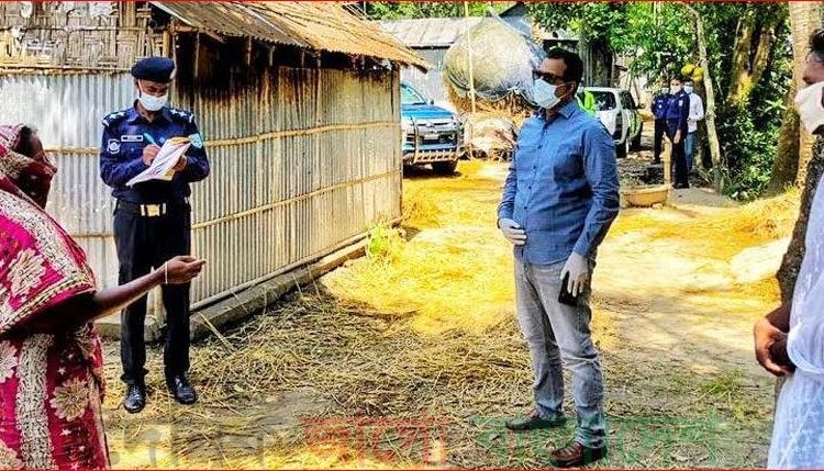 ২টি হত্যা মামলার পিও পরিদর্শনে পুলিশ সুপার