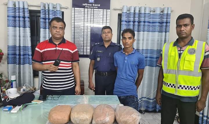 মাদক কারবারী ইসমাইল গ্রেফতার