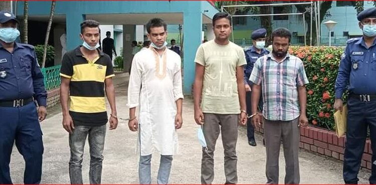 নরসিংদীতে বিপুল পরিমান মাদক নিয়ে গ্রেফতার চার আসামী