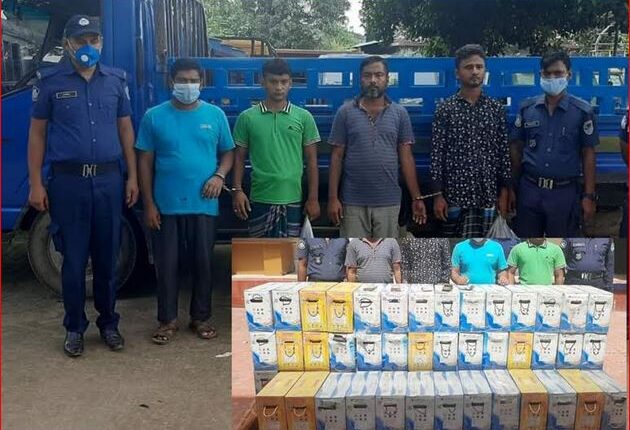 গাজীপুরে ১২ লক্ষ টাকা মূল্যের চুরি হয়ে যাওয়া ব্যাটারি উদ্ধার।